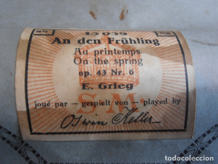 M&uacute;sica de colecci&oacute;n: TRES ROLLOS DE PIANOLA - Foto 14