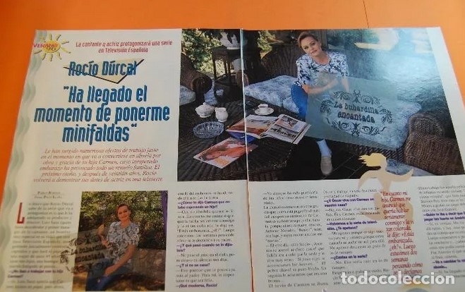 M&uacute;sica de colecci&oacute;n: ARTICULO 1996 - ROCIO DURCAL - 2 PAGINAS