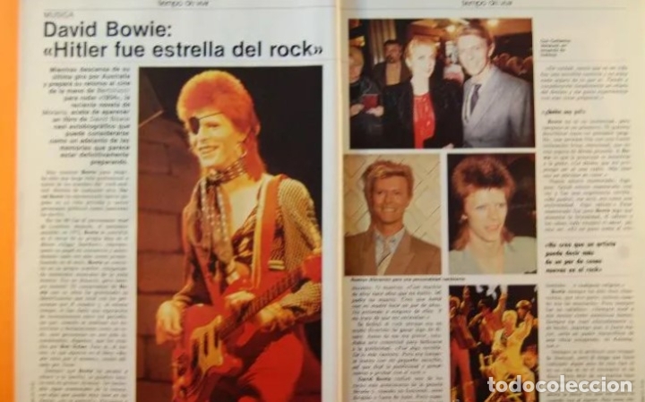 M&uacute;sica de colecci&oacute;n: RECORTE/ARTICULO 1983 - DAVID BOWIE HITLER FUE ESTRELLA DEL ROCK - 3 PAGINAS