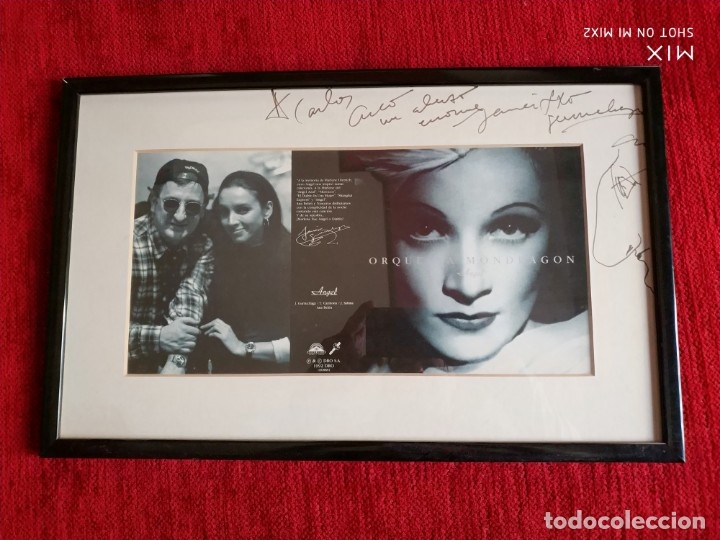 Musica di collezione: ORQUESTA MONDRAGON Cuadro- original -dedicado