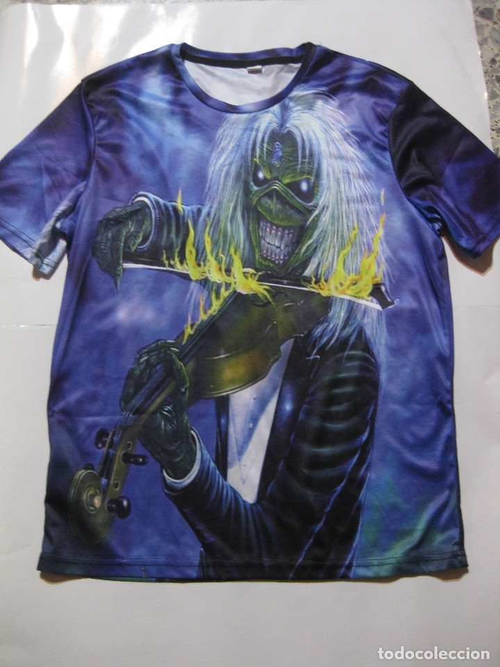 M&uacute;sica de colecci&oacute;n: CAMISETA IRON MAIDEN. EDDIE VIOLIN.
