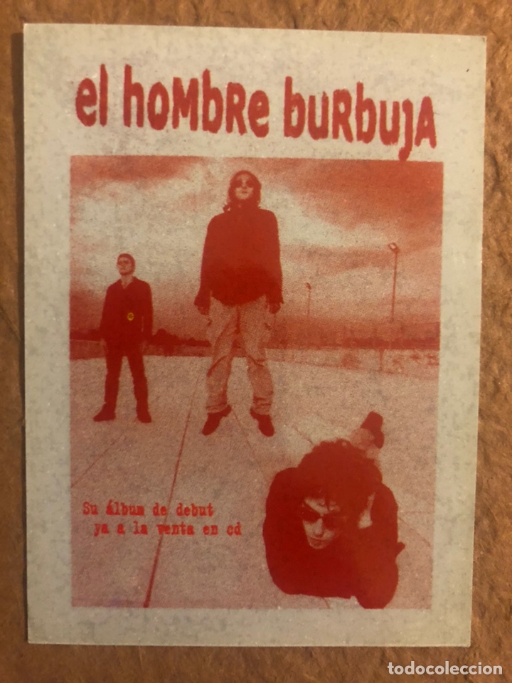 Collectible Music: EL HOMBRE BURBUJA. CALENDARIO DEL A&Ntilde;O 2000 PROMOCIONAL DEL &Aacute;LBUM DE DEBUT. 6,7 x 9 Cms.