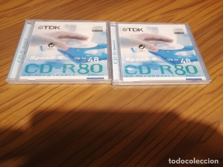 M&uacute;sica de colecci&oacute;n: 2 CD-R80. TDK. CD RECORDABLE 700 MB. SIN ABRIR. PRECINTADOS