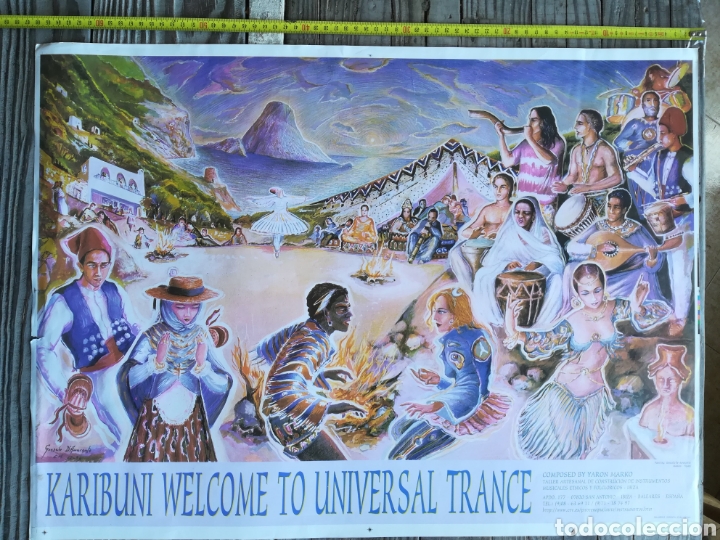 Musique de collection: Karibuni universal trance ibiza POSTER ORIGINAL CARTEL PROMOCIONAL DISCO DISCOTECA