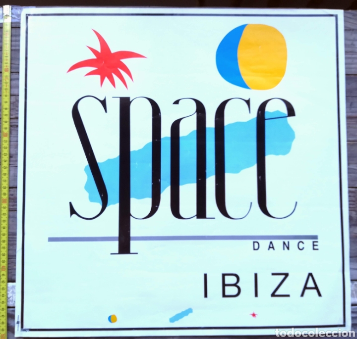 Musique de collection: SPACE DANCE IBIZA DISCO POSTER ORIGINAL CARTEL PROMOCIONAL DISCOTECA
