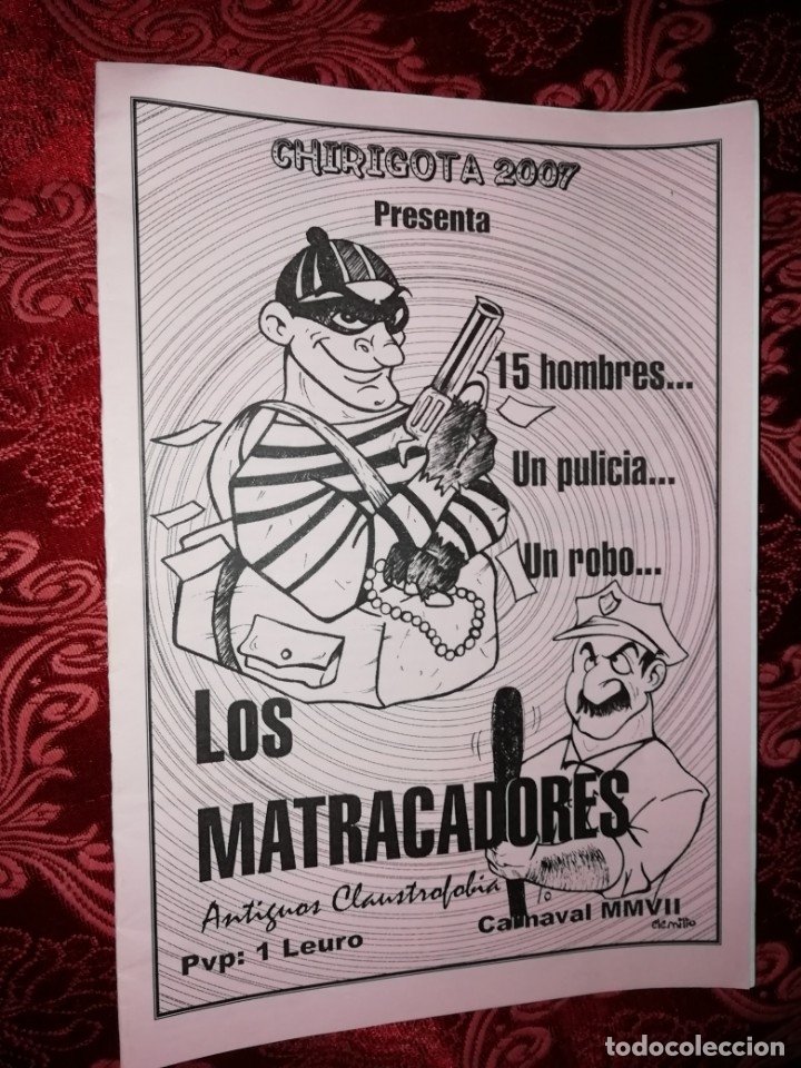 M&uacute;sica de colecci&oacute;n: Carnaval de C&aacute;diz libreto Los matraca dores 2007