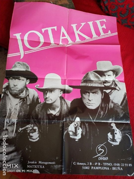 M&uacute;sica de colecci&oacute;n: JOTAKIE P&Oacute;STER OFICIAL DE CALLE 95x68 ctms
