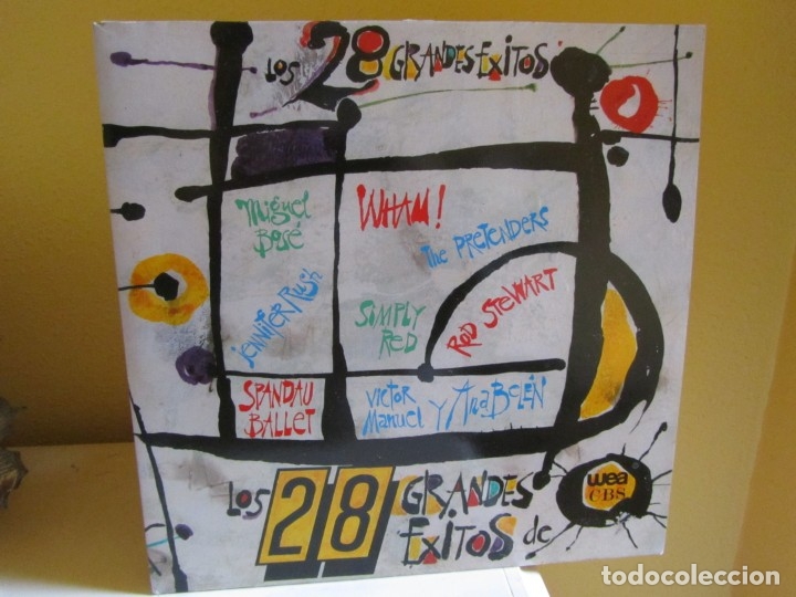 Musica di collezione: LOS 28 GRANDES EXITOS DE WEA&CBS- ORIGINAL DEL 86- NUEVO A ESTRENAR- ARTISTAS 1&ordf; FILA VARIADO