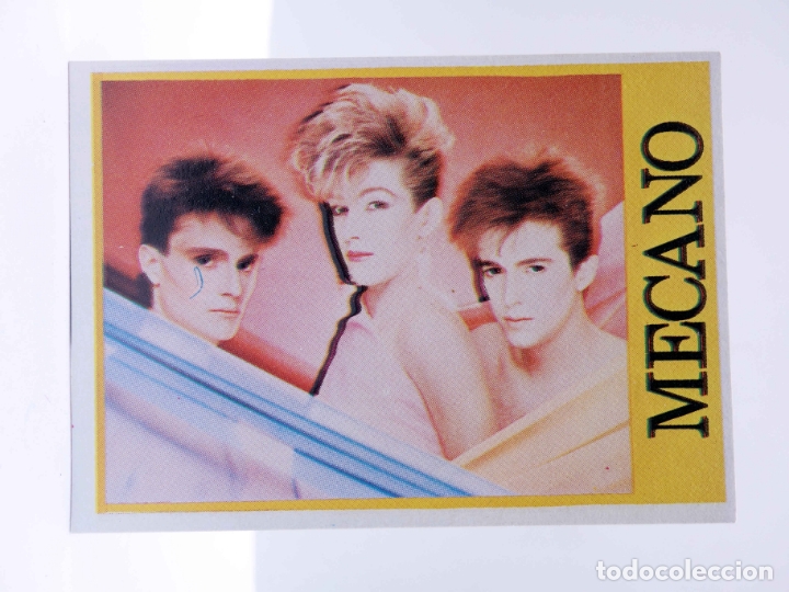 M&uacute;sica de colecci&oacute;n: CROMO SUPER MUSICAL 109. MECANO (Mecano) Eyder, Circa 1980