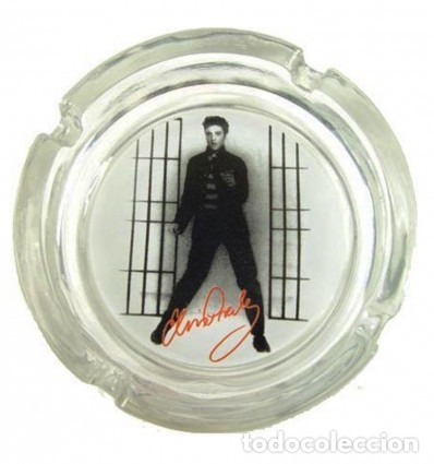 M&uacute;sica de colecci&oacute;n: Cenicero de cristal de Elvis-NUEVO