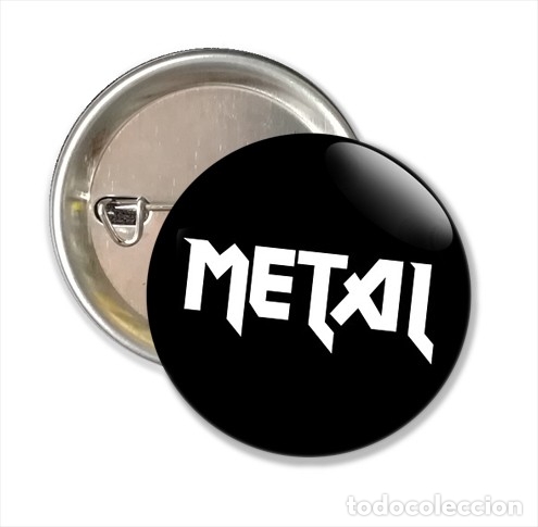 M&uacute;sica de colecci&oacute;n: CHAPA ALFILER 38 MM - MUSICA - METAL