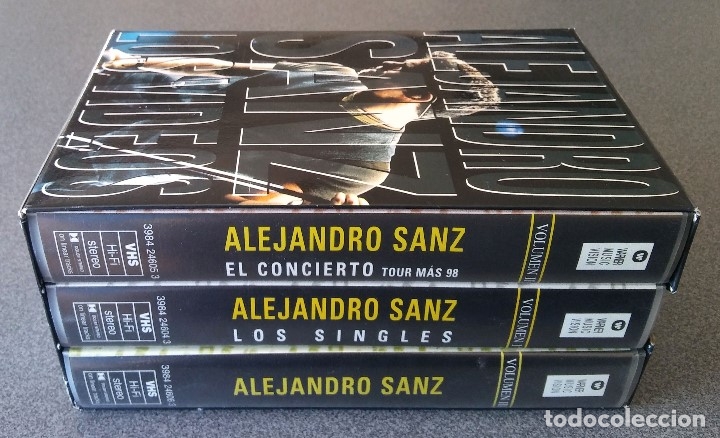 M&uacute;sica de colecci&oacute;n: Alejandro Sanz Los Videos VHS - Foto 3