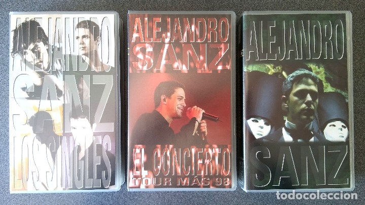 M&uacute;sica de colecci&oacute;n: Alejandro Sanz Los Videos VHS - Foto 4
