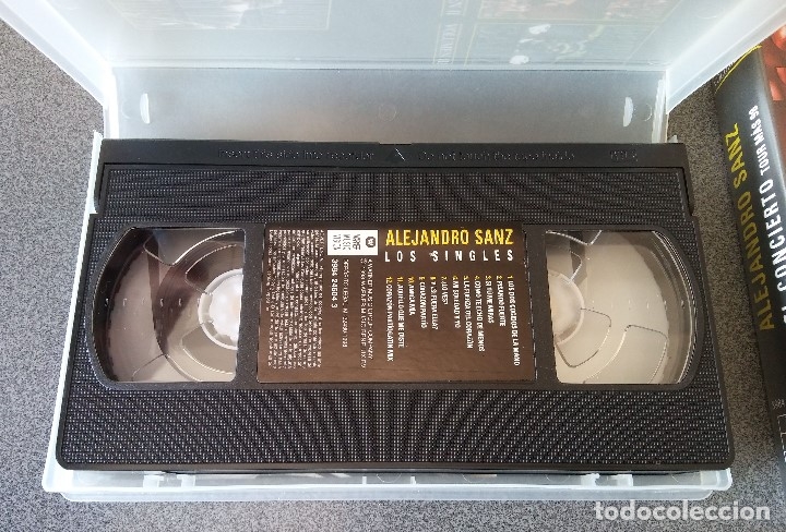 M&uacute;sica de colecci&oacute;n: Alejandro Sanz Los Videos VHS - Foto 5