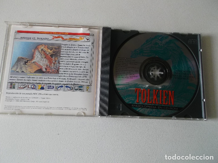 M&uacute;sica de colecci&oacute;n: TOLKIEN, ENCICLOPEDIA EN CD ROM, 1990 - Foto 2
