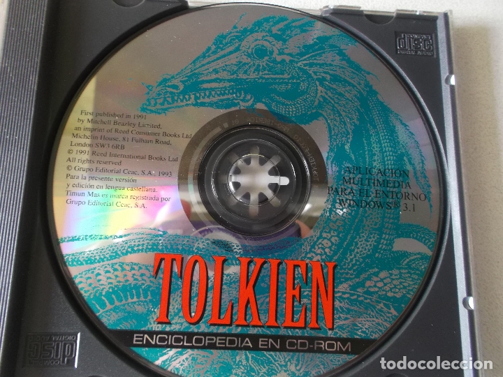 M&uacute;sica de colecci&oacute;n: TOLKIEN, ENCICLOPEDIA EN CD ROM, 1990 - Foto 3