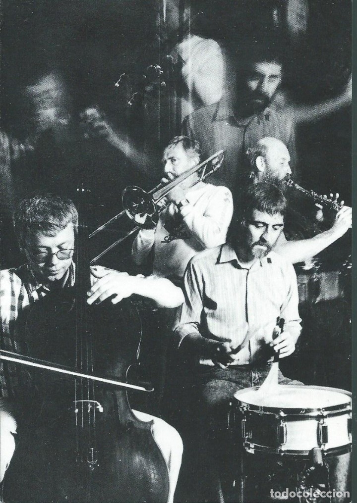 M&uacute;sica de colecci&oacute;n: THE FREE JAZZ QUARTET, BARCELONA 1989, -POSTAL PROMO-