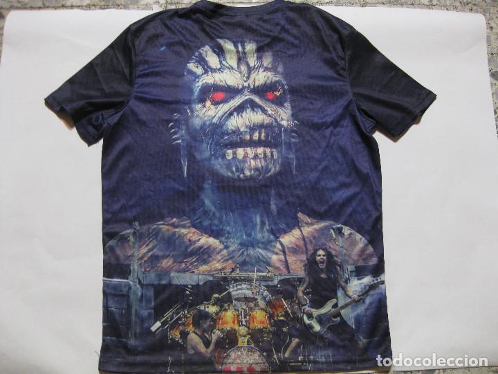 M&uacute;sica de colecci&oacute;n: CAMISETA IRON MAIDEN. 2016. STEVE HARRIS, BRUCE DICKINSON Y NICKO McBRAIN EN CONCIERTO.