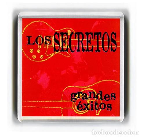 M&uacute;sica de colecci&oacute;n: IMAN ACRILICO NEVERA - MUSICA - LOS SECRETOS GRANDES EXITOS