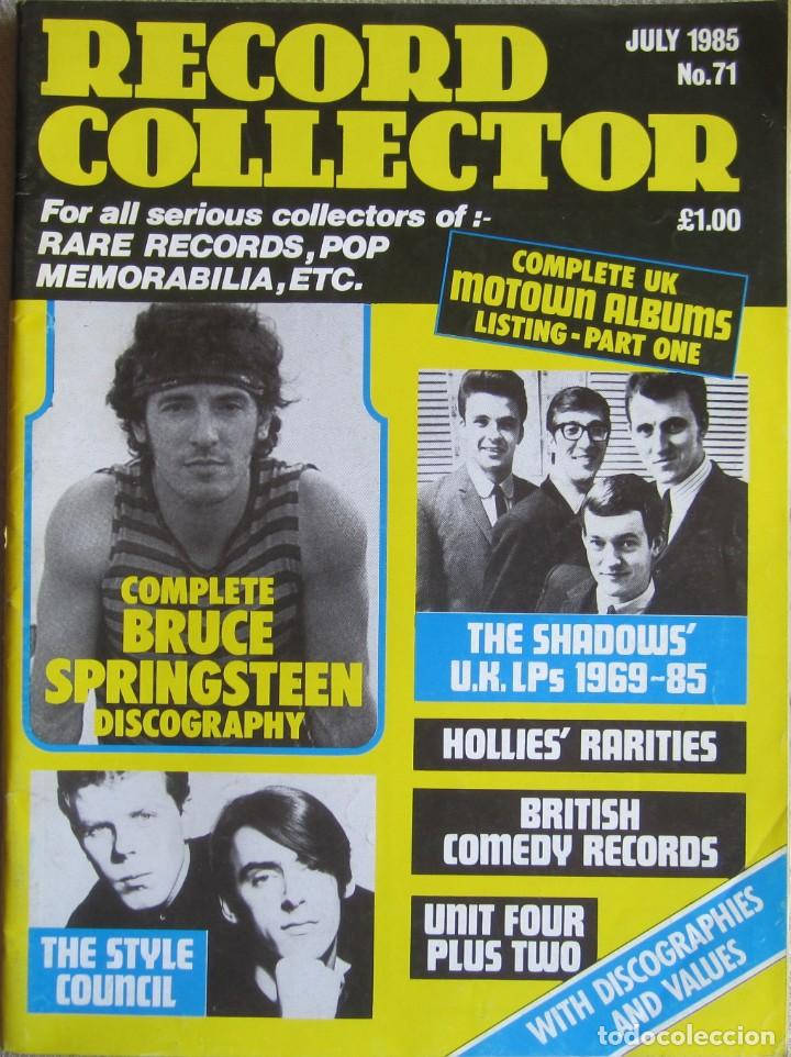 M&uacute;sica de colecci&oacute;n: RECORD COLLECTOR 71: REVISTA CON ART&Iacute;CULOS, DISCOGRAF&Iacute;AS Y PRECIOS DE DISCOS PARA COLECCIONISTAS