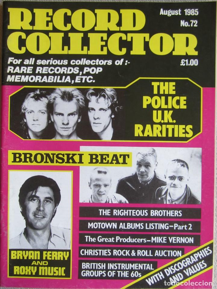 M&uacute;sica de colecci&oacute;n: RECORD COLLECTOR 72: REVISTA CON ART&Iacute;CULOS, DISCOGRAF&Iacute;AS Y PRECIOS DE DISCOS PARA COLECCIONISTAS