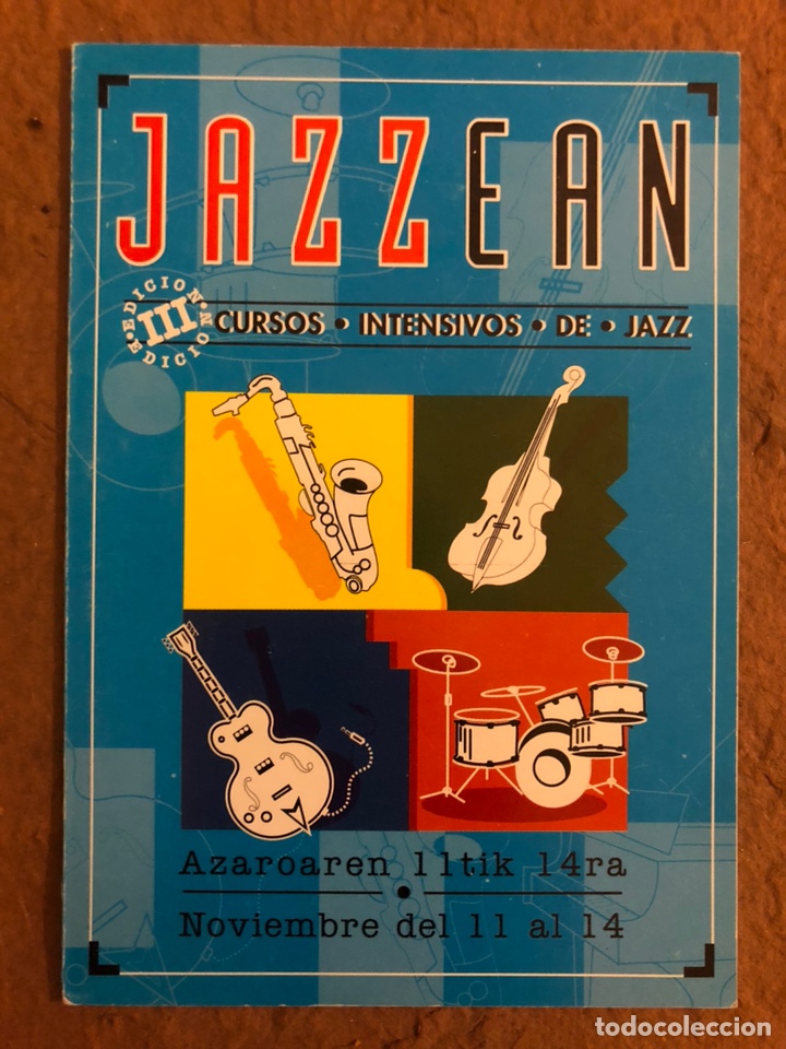 Collectible Music: JAZZEAN BILBAO. TR&Iacute;PTICO CON EL PROGRAMA DE LA 3&ordf; EDICI&Oacute;N. GARY LEE BARTZ, JAMES WILLIS