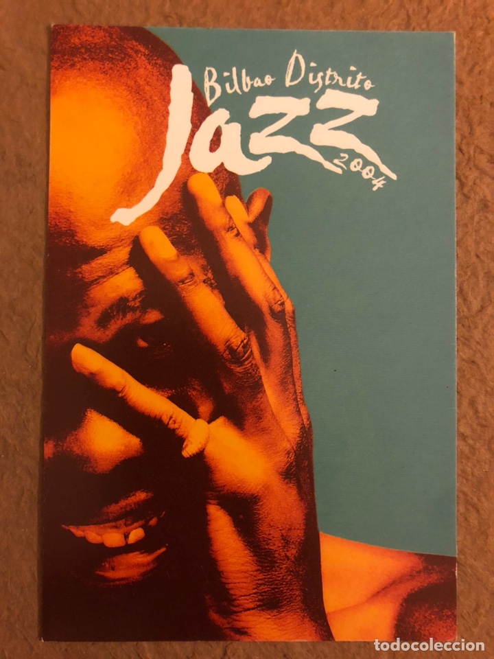 Collectible Music: BILBAO DISTRITO JAZZ 2004. TARJETA CON EL PROGRAMA DE LA EDICI&Oacute;N AL DORSO.