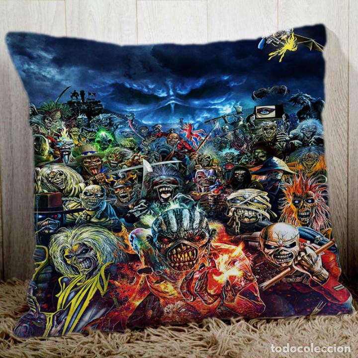 M&uacute;sica de colecci&oacute;n: FUNDA COJ&Iacute;N IRON MAIDEN.EDDIE A TRAV&Eacute;S DE LA DISCOGRAF&Iacute;A