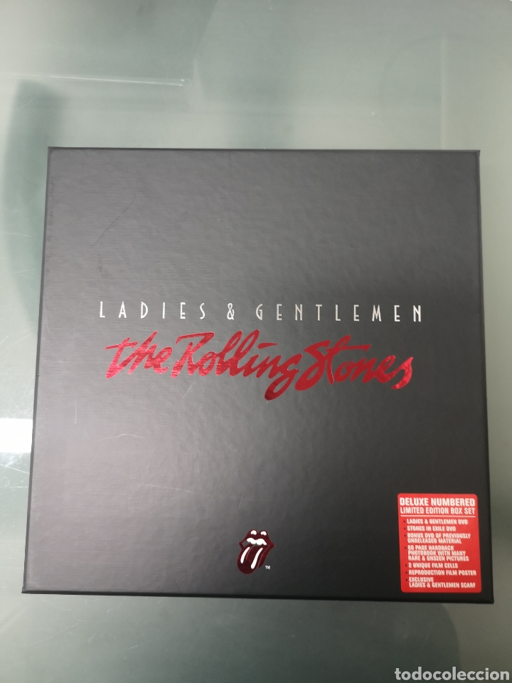 M&uacute;sica de colecci&oacute;n: LADIES & GENTLEMEN The Rolling Stones CAJA ED LIMITADA 18765 BOX 3DVD LIBRO BUFANDA POSTER FILM CELL