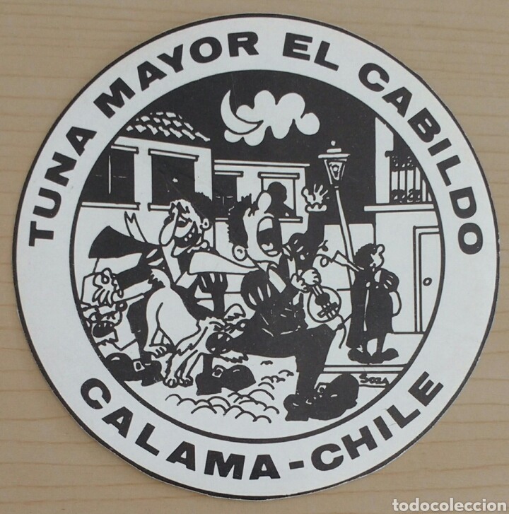 M&uacute;sica de colecci&oacute;n: Pegatina. Tuna Calama Chile - Foto 1
