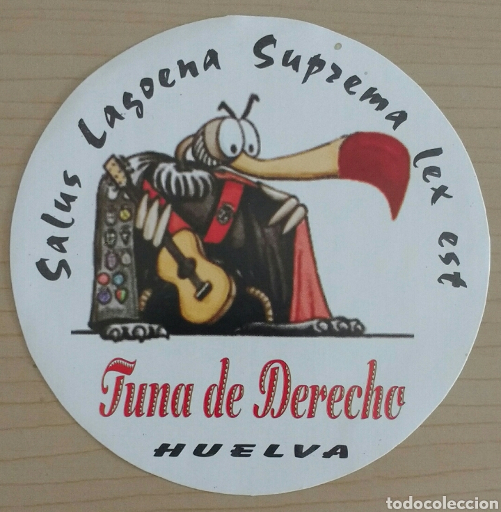 M&uacute;sica de colecci&oacute;n: Pegatina. Tuna de derecho de Huelva - Foto 1