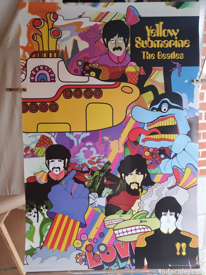 M&uacute;sica de colecci&oacute;n: THE BEATLES YELLOW SUBMARINE CARTEL AUT&Eacute;NTICO con &copy; COPYRIGHT