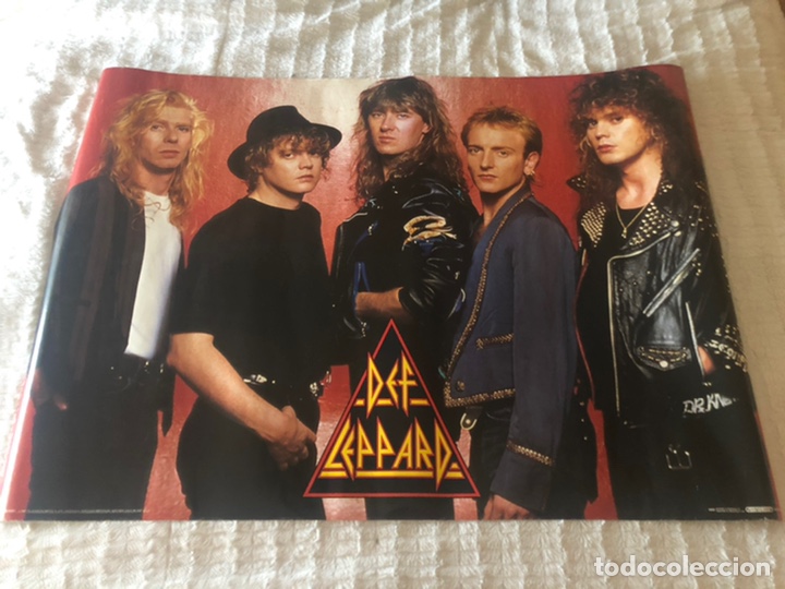 M&uacute;sica de colecci&oacute;n: P&Oacute;STER DEF LEPPARD. 1988 - Foto 1