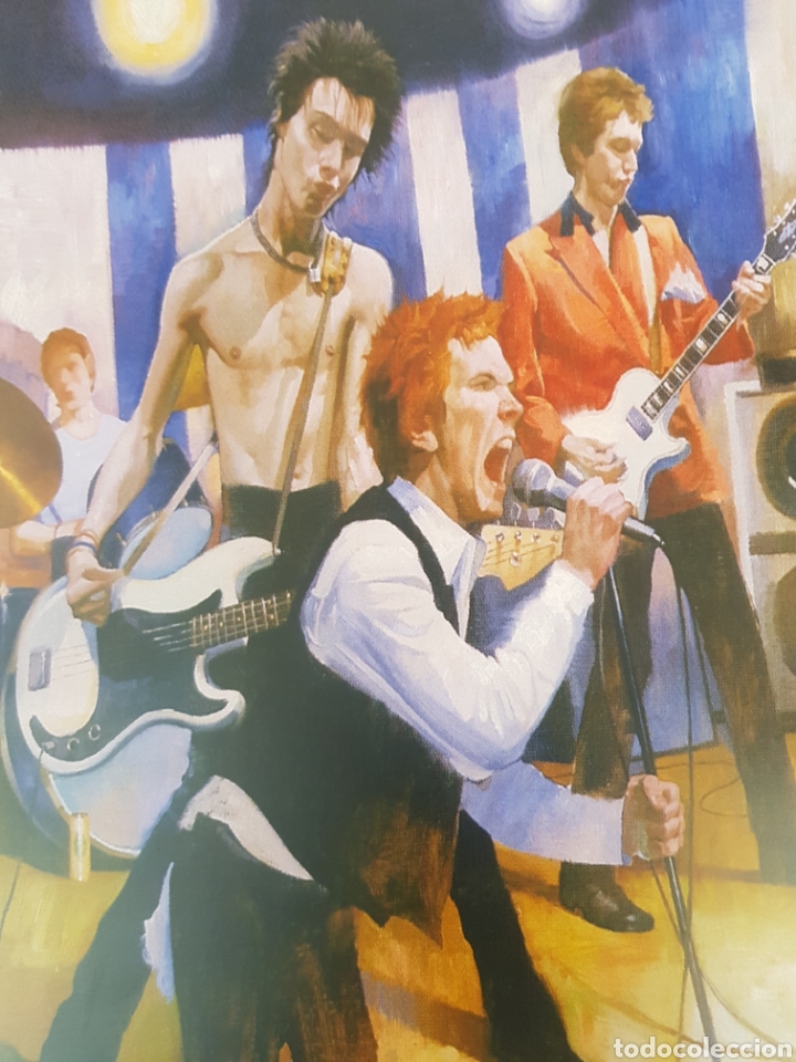 M&uacute;sica de colecci&oacute;n: SEX PISTOLS. SID , ROTTEN : CARTEL DIBOJO LITOGRAFICO PARA ENMARCAR. REPROGRAFIA - ROCK PUNK