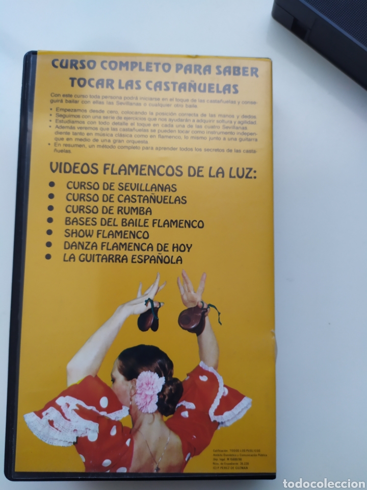 M&uacute;sica de colecci&oacute;n: Curso de casta&ntilde;uelas VHS - Foto 4