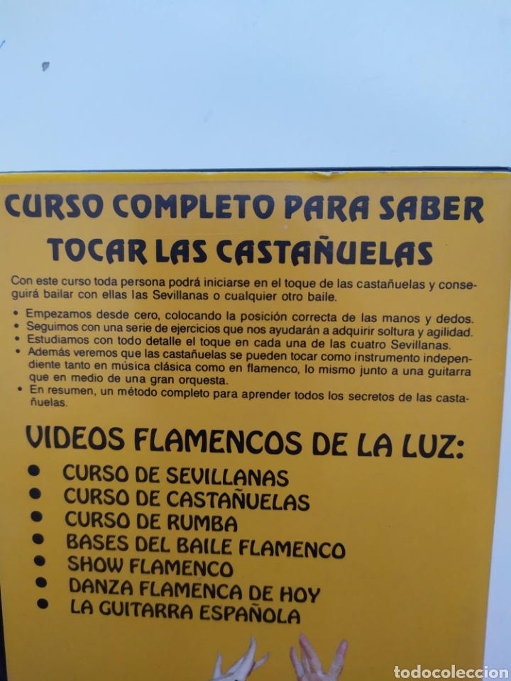 M&uacute;sica de colecci&oacute;n: Curso de casta&ntilde;uelas VHS - Foto 5