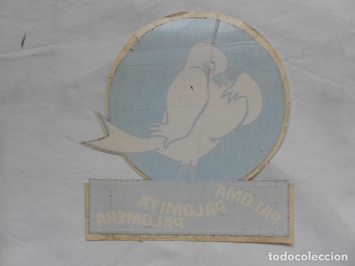 M&uacute;sica de colecci&oacute;n: PEGATINA PROMOCIONAL TONY LEBLANC - PALOMA, PALOMITA, PALOMERA - RARA