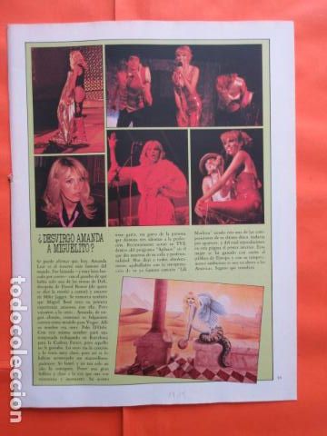 M&uacute;sica de colecci&oacute;n: ARTICULO 1979 - DESVIRGO AMANDA LEAR A MIGUEL BOSE? - ROCIO JURADO CON EL RULO AL AIRE - 2 PAGINAS