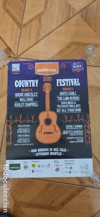 M&uacute;sica de colecci&oacute;n: Poster de concierto HUERCASA 2019 - Foto 1