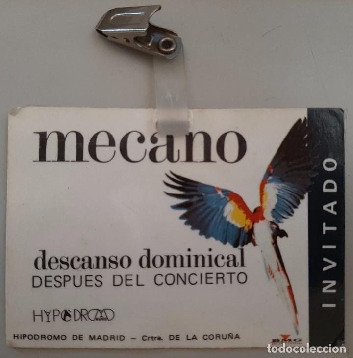 M&uacute;sica de colecci&oacute;n: MECANO DESCANSO DOMINICAL. INVITADO. BMG. ORIGINAL. a&ntilde;o 1988