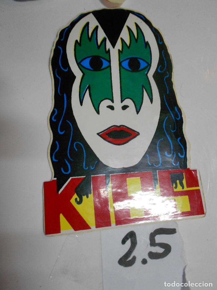 M&uacute;sica de cole&ccedil;&atilde;o: ANTIGUA PEGATINA VINTAGE A&Ntilde;OS 90 - KISS - ENVIO INCLUIDO A ESPA&Ntilde;A