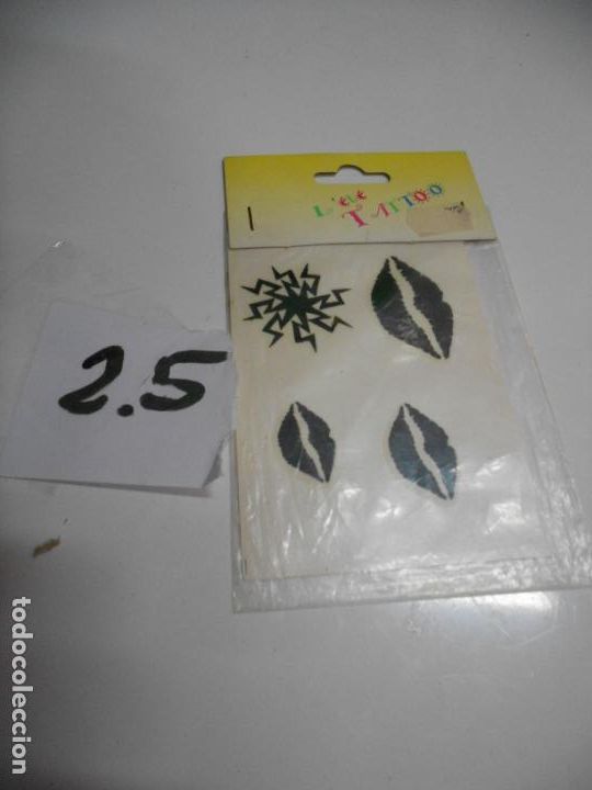 M&uacute;sica de cole&ccedil;&atilde;o: ANTIGUA PEGATINA VINTAGE A&Ntilde;OS 90 - TATOO - ENVIO INCLUIDO A ESPA&Ntilde;A