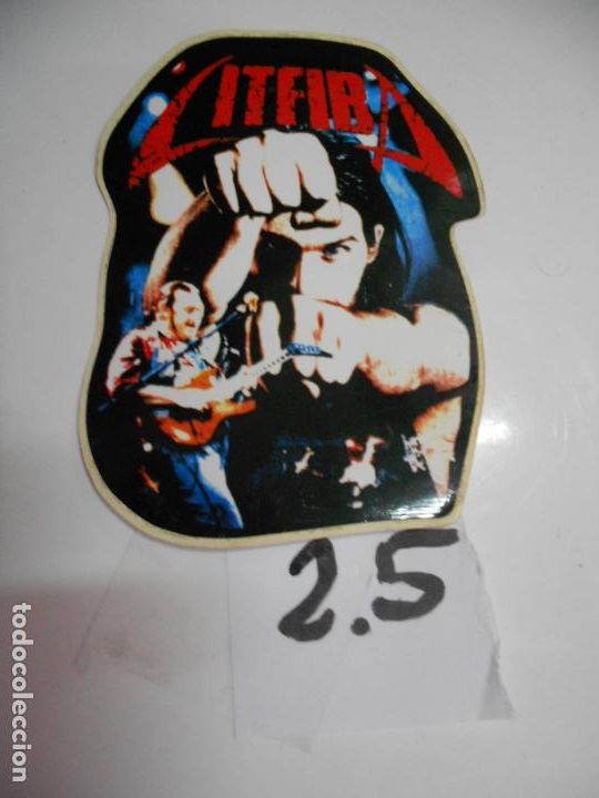 M&uacute;sica de cole&ccedil;&atilde;o: ANTIGUA PEGATINA VINTAGE A&Ntilde;OS 90 - ITFIB - ENVIO INCLUIDO A ESPA&Ntilde;A