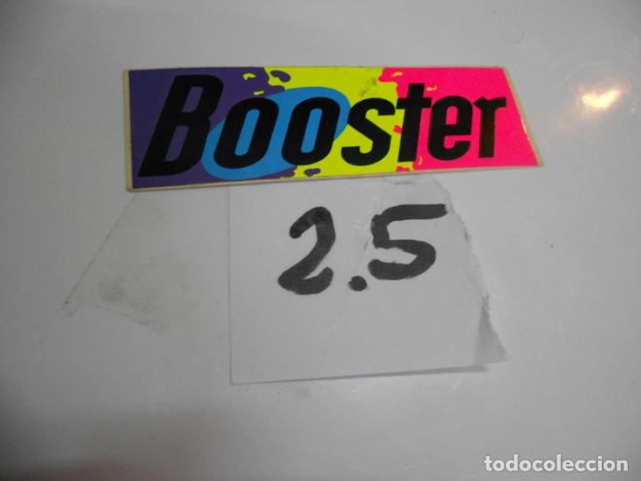 M&uacute;sica de cole&ccedil;&atilde;o: ANTIGUA PEGATINA VINTAGE A&Ntilde;OS 90 - BOOSTER - ENVIO INCLUIDO A ESPA&Ntilde;A