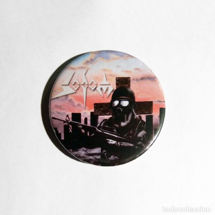 M&uacute;sica de colecci&oacute;n: SODOM - PERSECUTION MANIA ABREBOTELLAS 59MM (CON IM&Aacute;N PARA NEVERA) - THRASH METAL