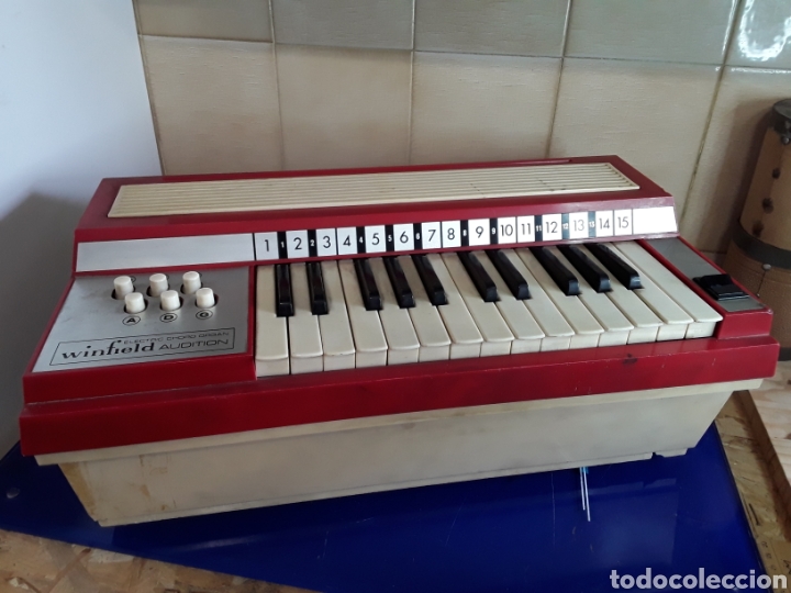 Collectible Music: Raro &oacute;rgano u organillo de aire WINFIELD AUDITION A&Ntilde;OS 60 FUNCIONANDO