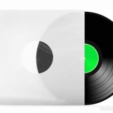 Música de colección: 50 FUNDAS INTERIORES BLANCAS PARA DISCO VINILO LP Y 12 MAXI SINGLE DE PAPEL ANTIESTATICAS. Lote 351423639