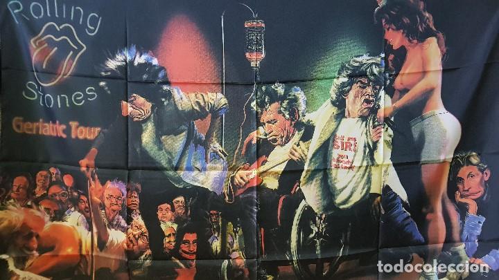M&uacute;sica de colecci&oacute;n: BANDERA THE ROLLING STONES (GERIATRIC TOUR) 140CMX92CM