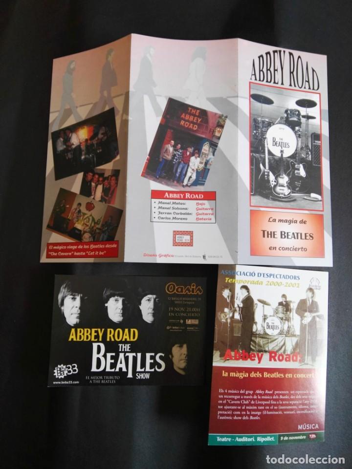 Collectible Music: FLYER grupo abbey road Barcelona Beatles ver fotos adicionales