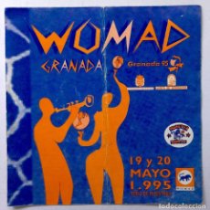 Música de colección: WOMAD GRANADA 1995 PROGRAMA KIKO VENENO SUZANNE VEGA REMMY ONGALA